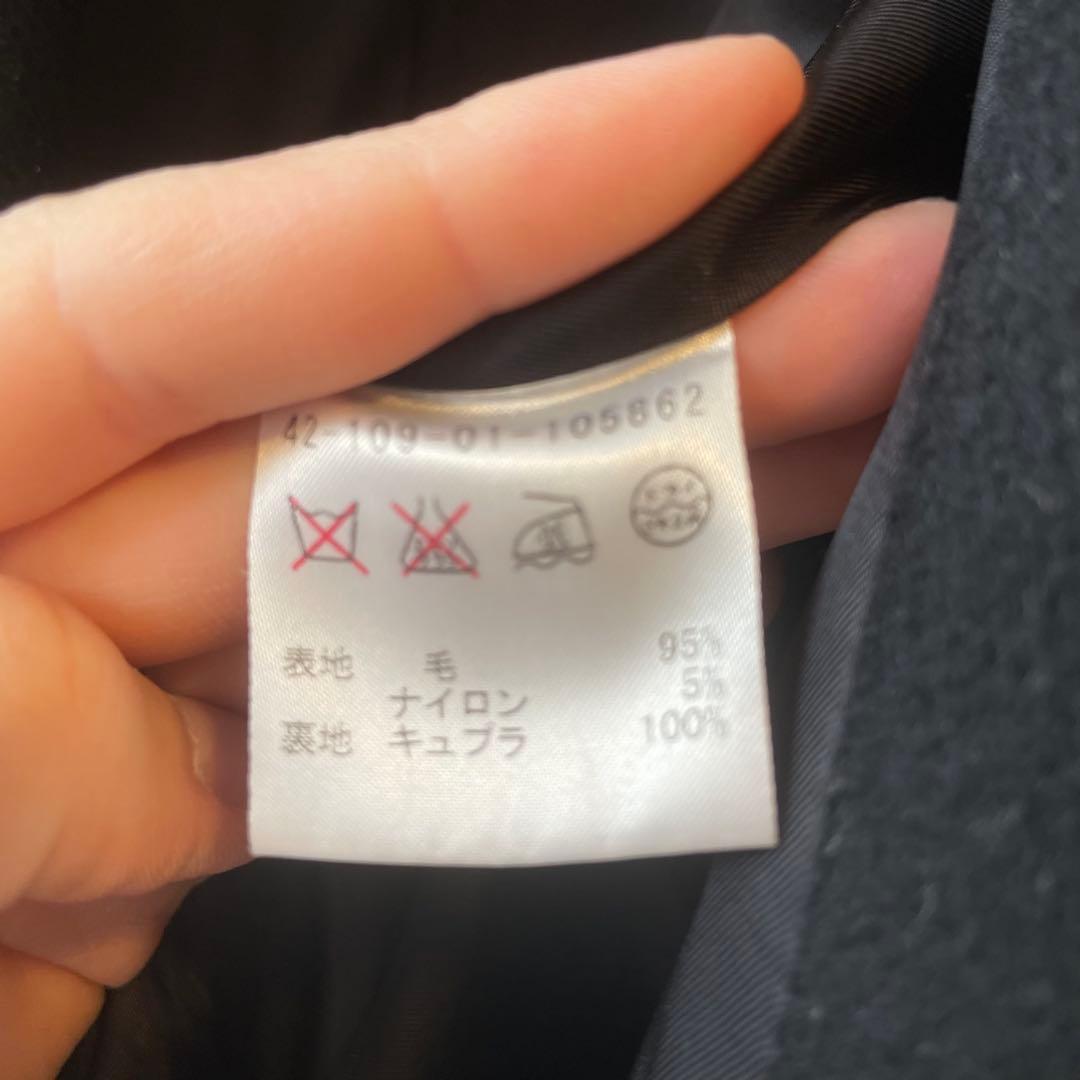 エストネーション テーラードコート ブラック