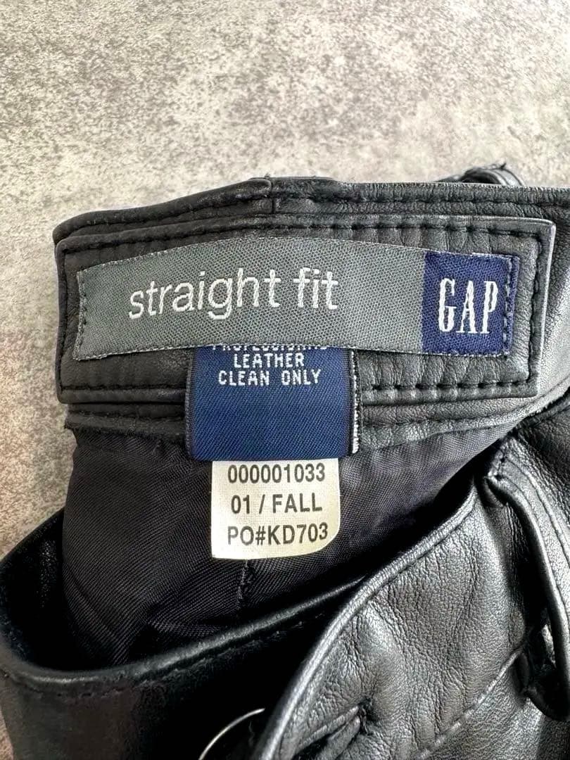 old GAPレザーパンツ w29 l30 90〜00s 山田蓮