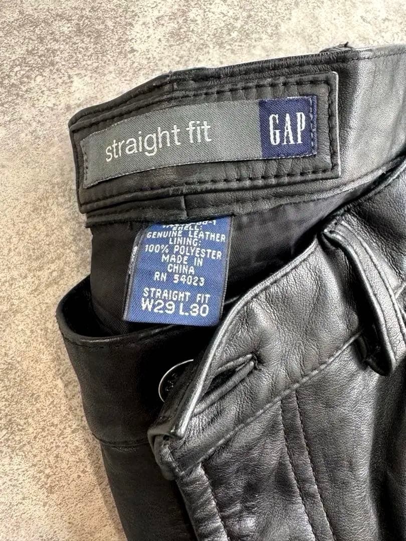 old GAPレザーパンツ w29 l30 90〜00s 山田蓮