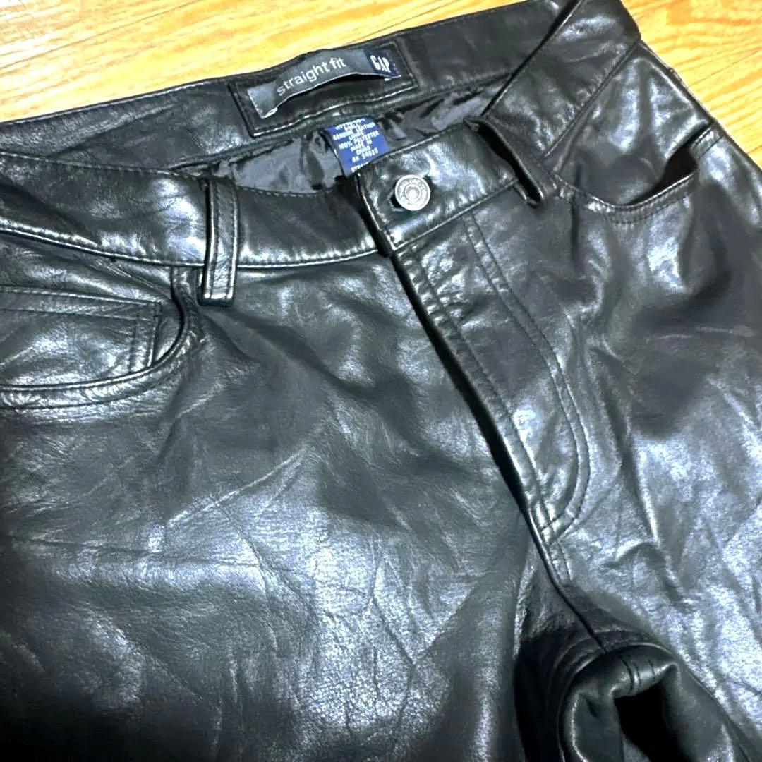 old GAPレザーパンツ w29 l30 90〜00s 山田蓮