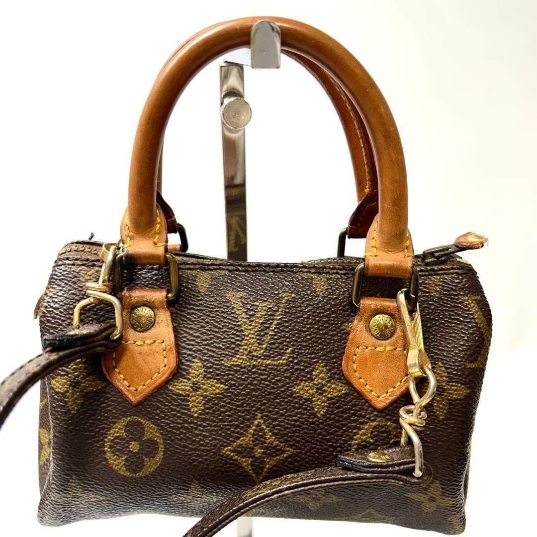 ルイヴィトン　モノグラム　ミニスピーディ　2way ハンド　ショルダーバッグ
