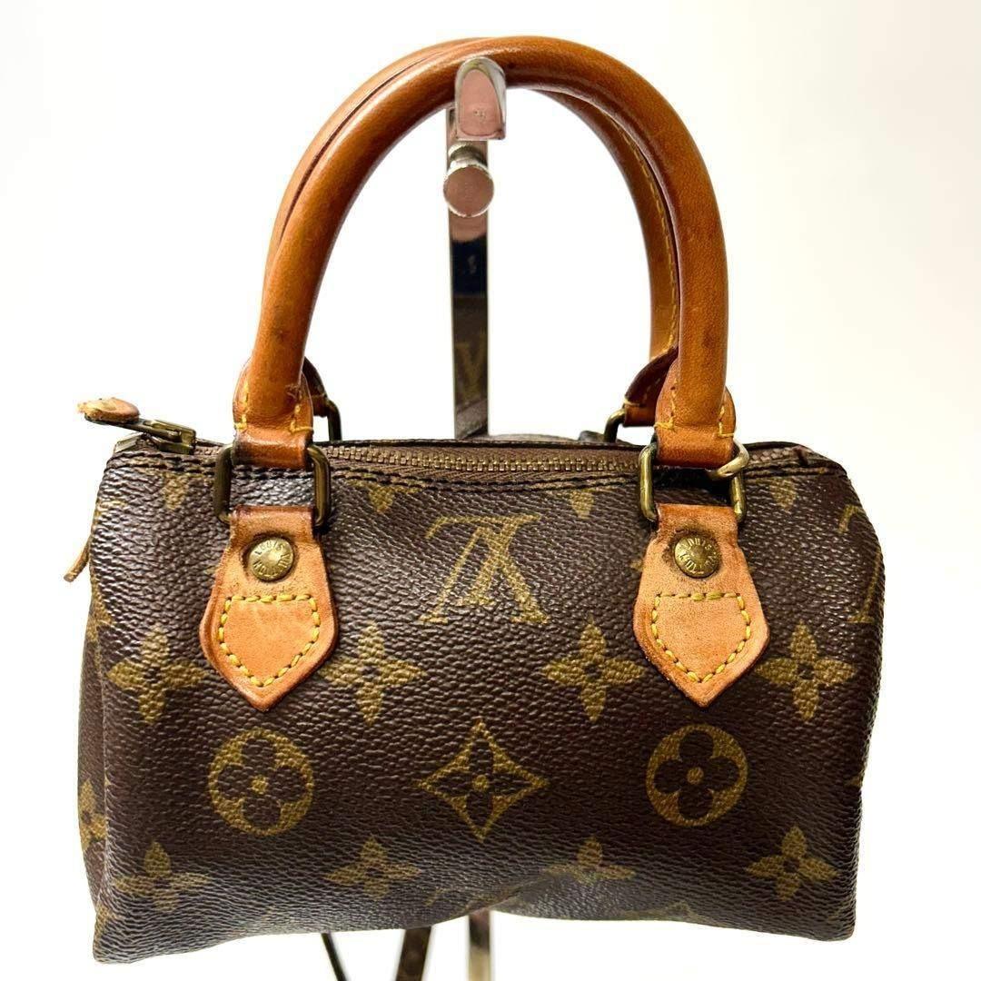 ルイヴィトン　モノグラム　ミニスピーディ　2way ハンド　ショルダーバッグ