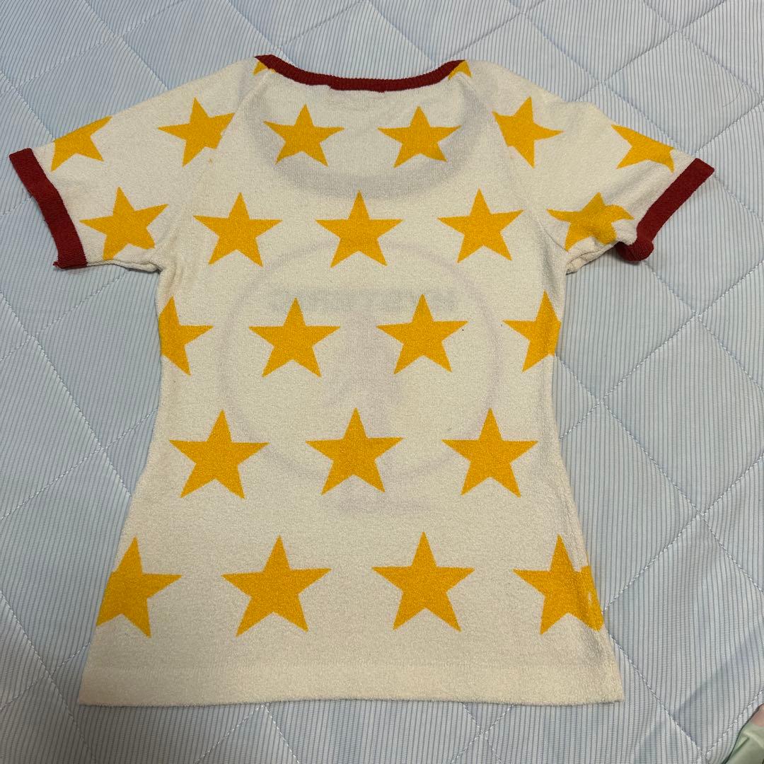 初期　HYSTERIC GLAMOUR 星柄　タオル生地　Tシャツ