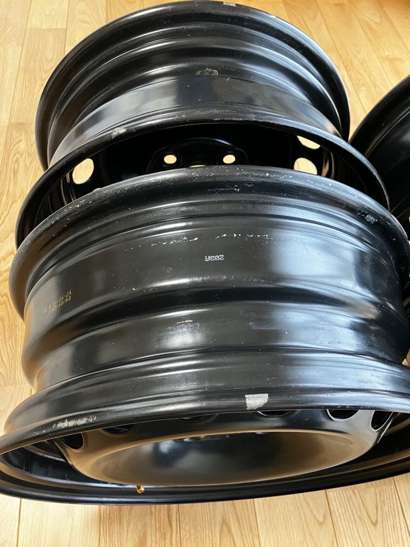 フィアット500純正14インチ スチールホイール 4本セット