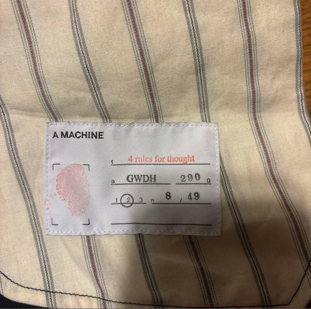 パンツ a machine navy shorts 24ss