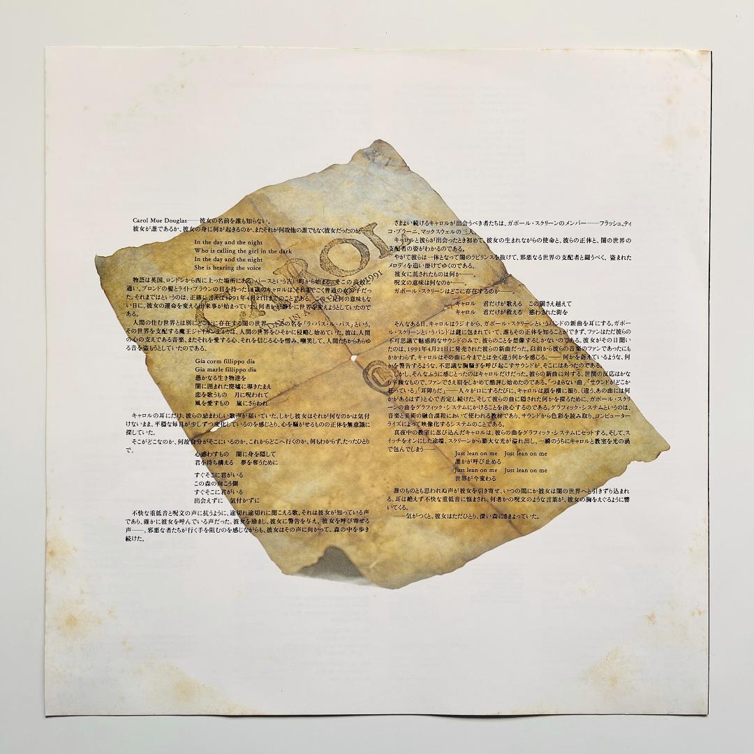 美盤 2LP レコード TMネットワーク Carol TM NETWORK