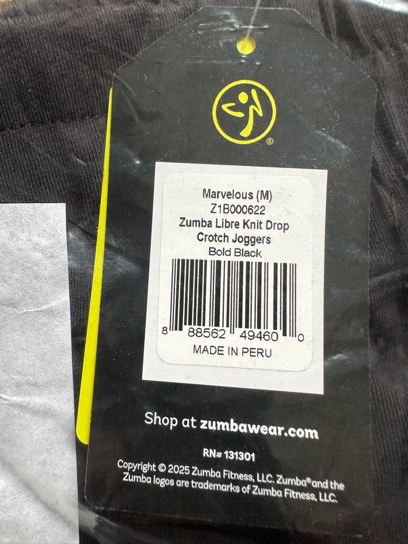 新品　正規品　ズンバ　M ジョガー　パンツ