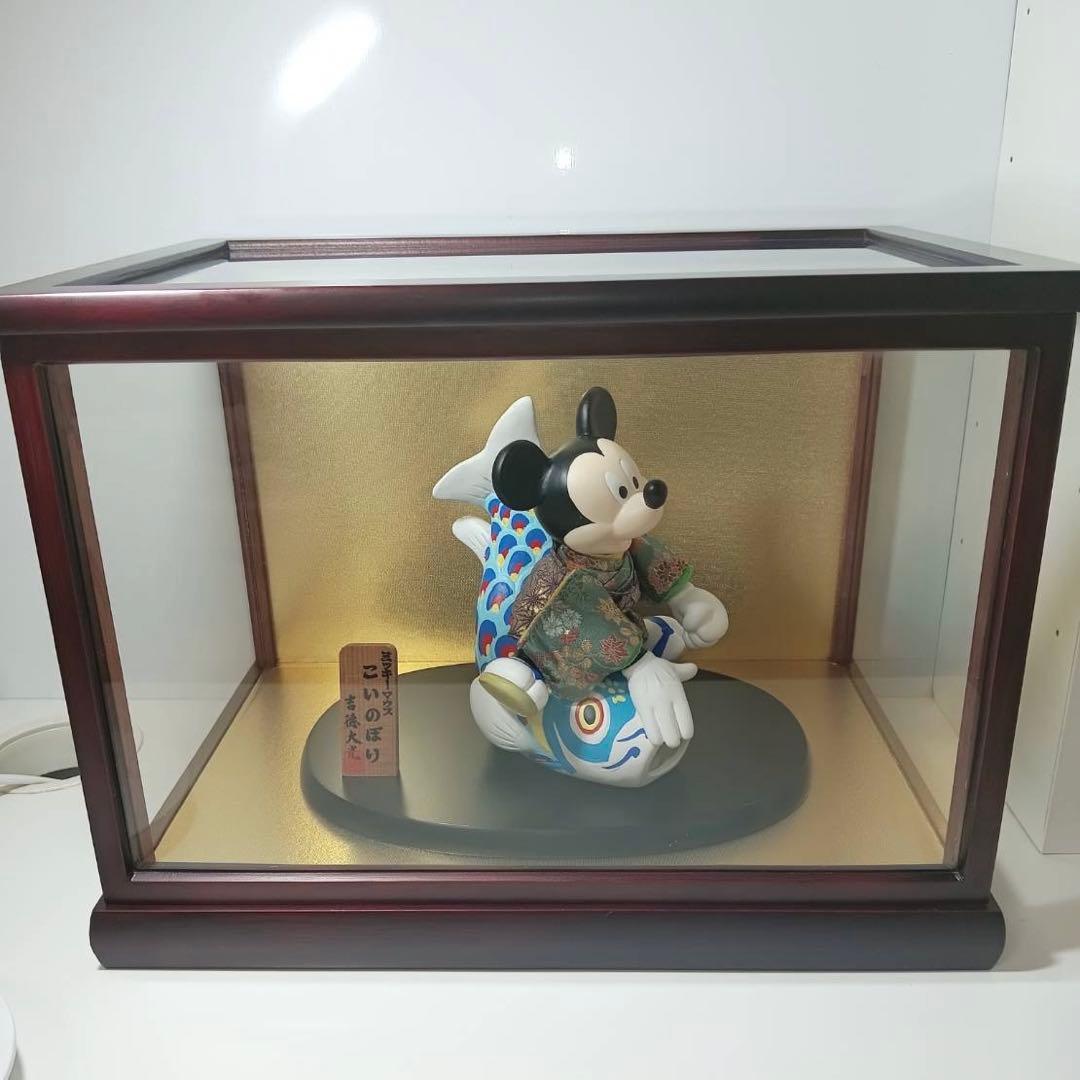 【⭐️本日限定価格❗️】【雛人形・鯉のぼり】ディズニー　ガラスケース付き　吉徳大光