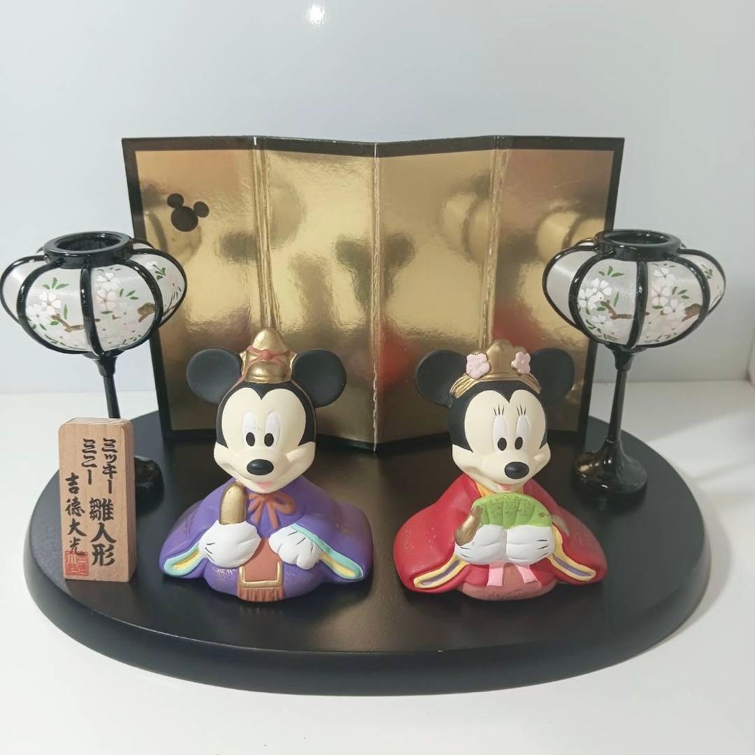 【⭐️本日限定価格❗️】【雛人形・鯉のぼり】ディズニー　ガラスケース付き　吉徳大光