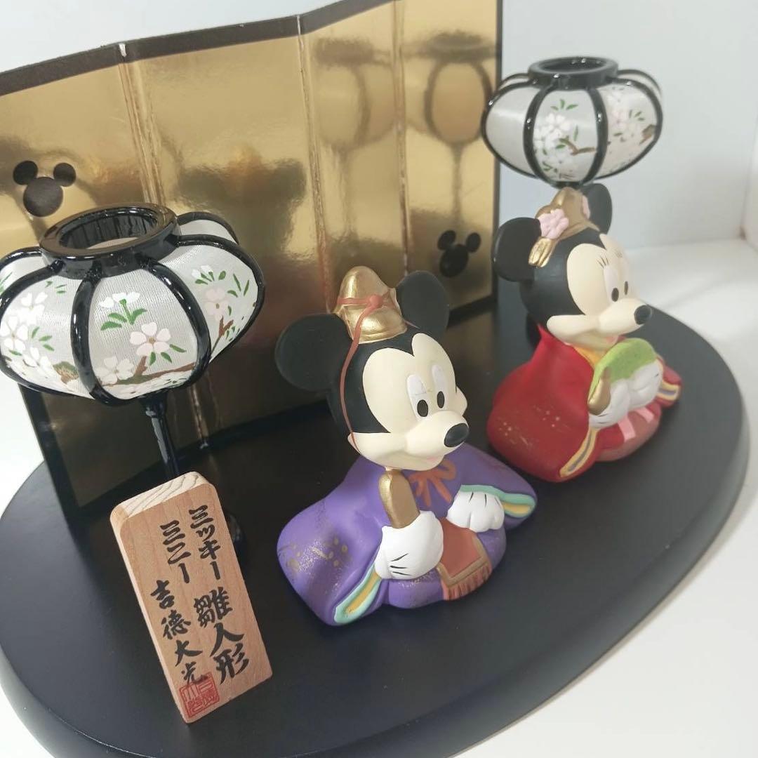 【⭐️本日限定価格❗️】【雛人形・鯉のぼり】ディズニー　ガラスケース付き　吉徳大光