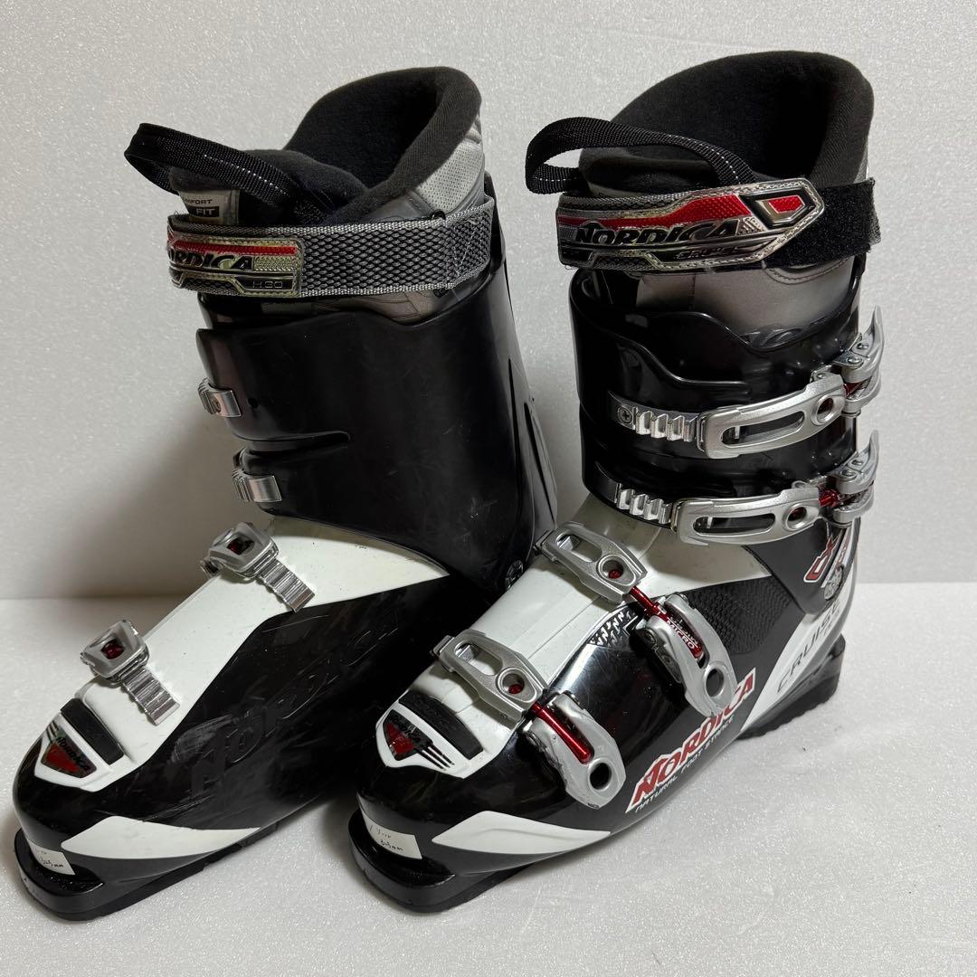 28cmスキーブーツ　黒色ブラック初心者　格安処分NORDICA CRUISE
