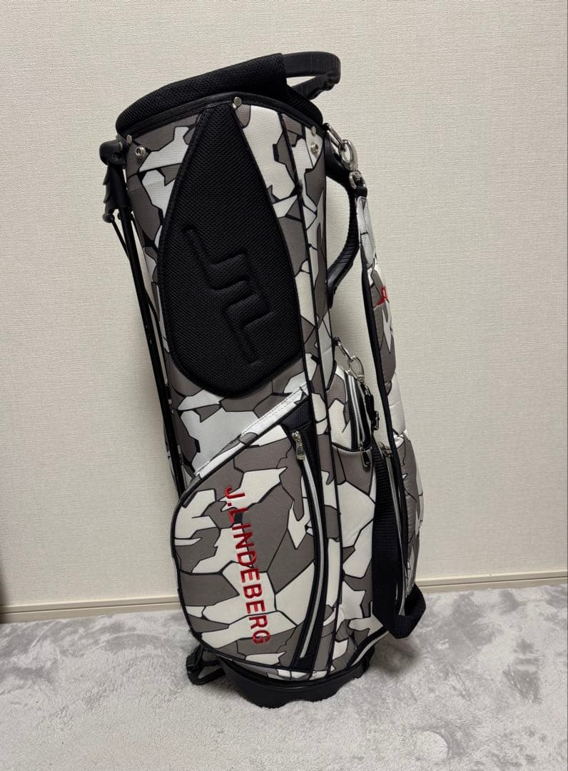 J.LINDEBERG スタンド式 キャディバッグ カモフラ柄