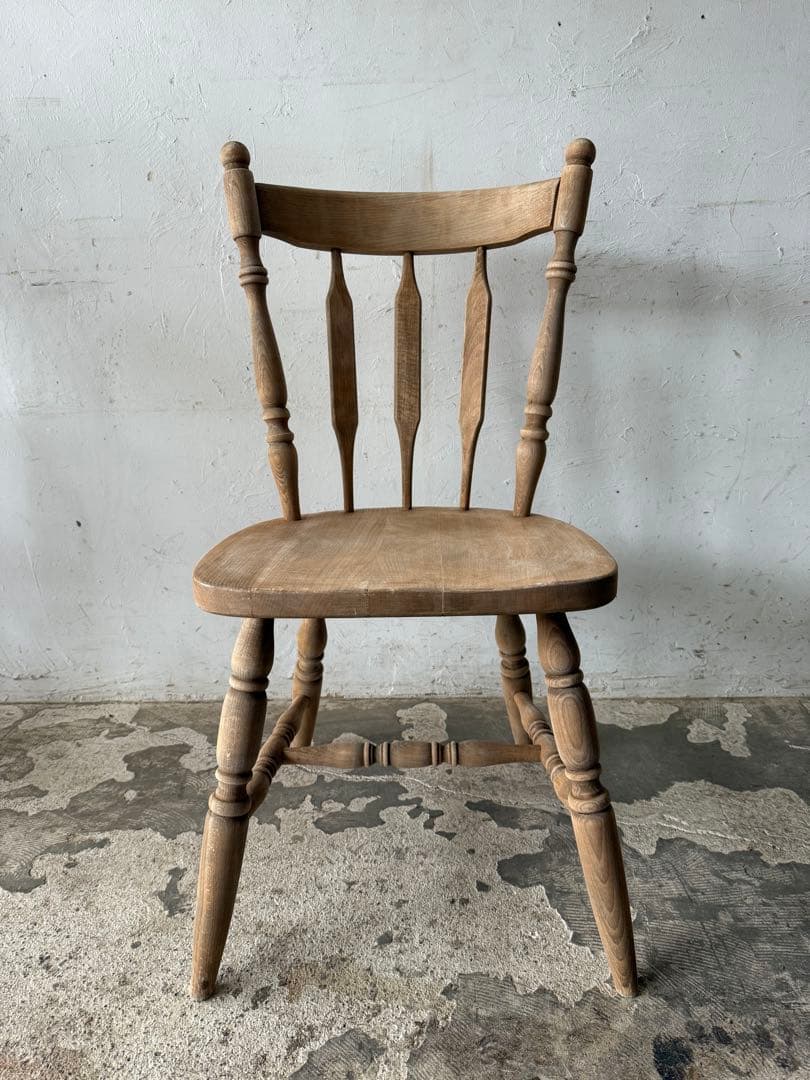 ビンテージ ダイニングチェア　カフェチェア 剥離 no7