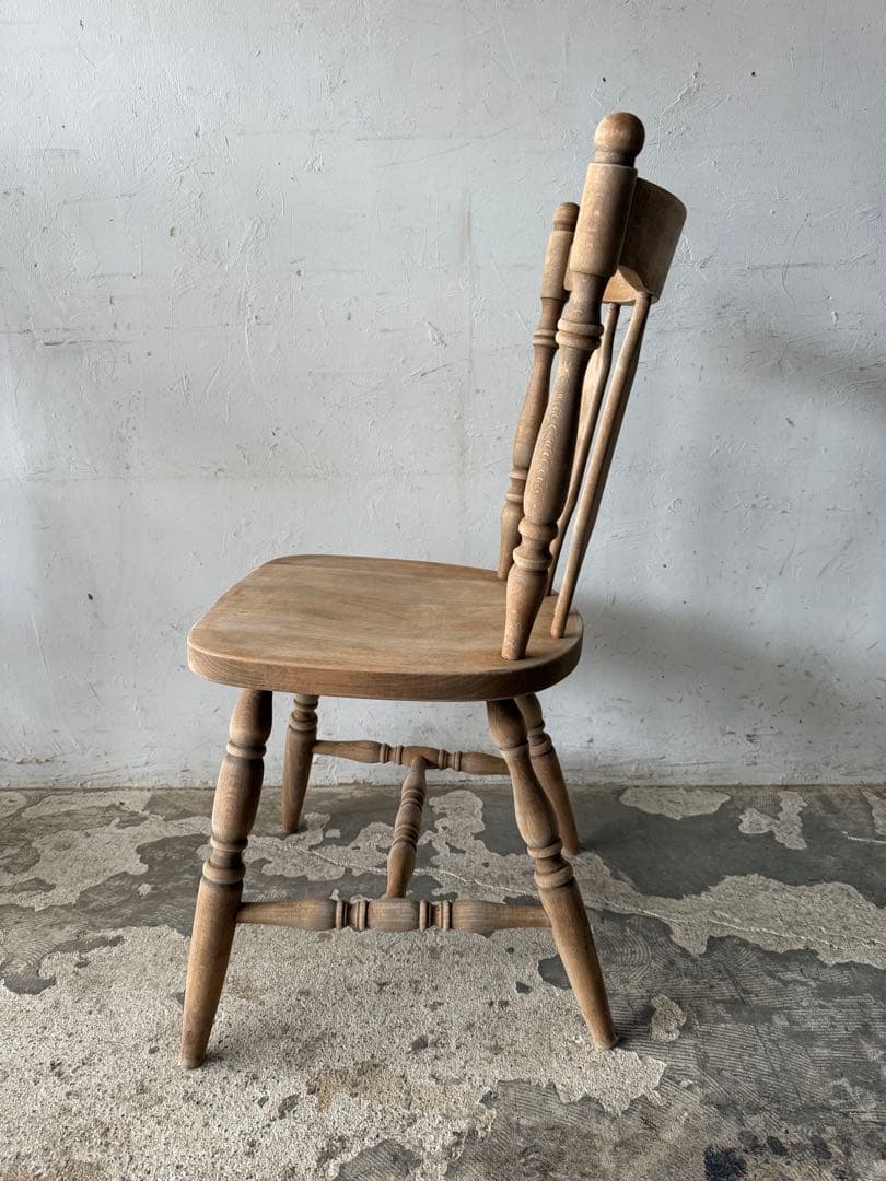 ビンテージ ダイニングチェア　カフェチェア 剥離 no7