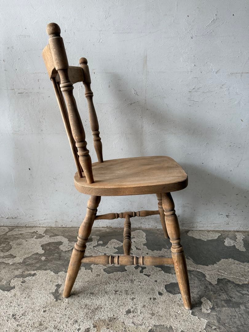 ビンテージ ダイニングチェア　カフェチェア 剥離 no7