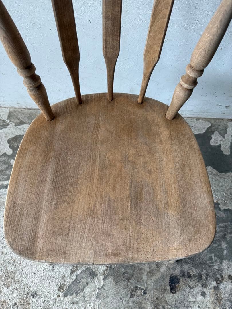 ビンテージ ダイニングチェア　カフェチェア 剥離 no7