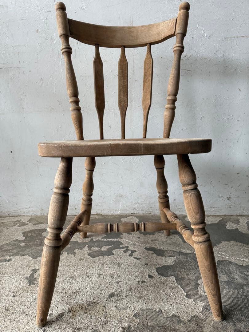 ビンテージ ダイニングチェア　カフェチェア 剥離 no7