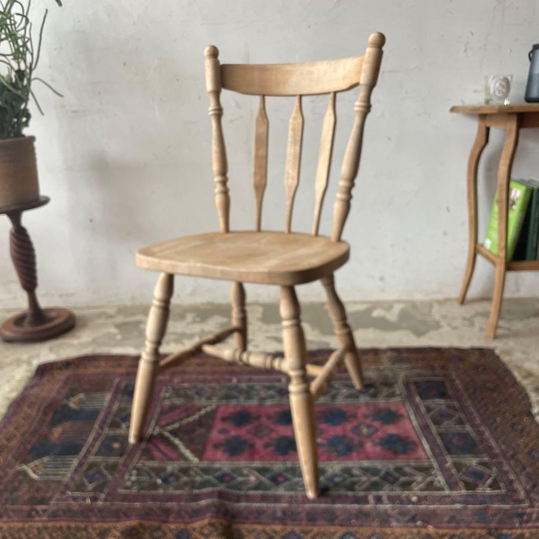 ビンテージ ダイニングチェア　カフェチェア 剥離 no7