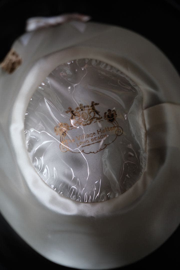 1930s アンティーク アメリカ ボーラーハット　7 1/2 ハット