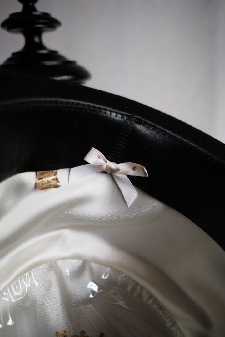 1930s アンティーク アメリカ ボーラーハット　7 1/2 ハット