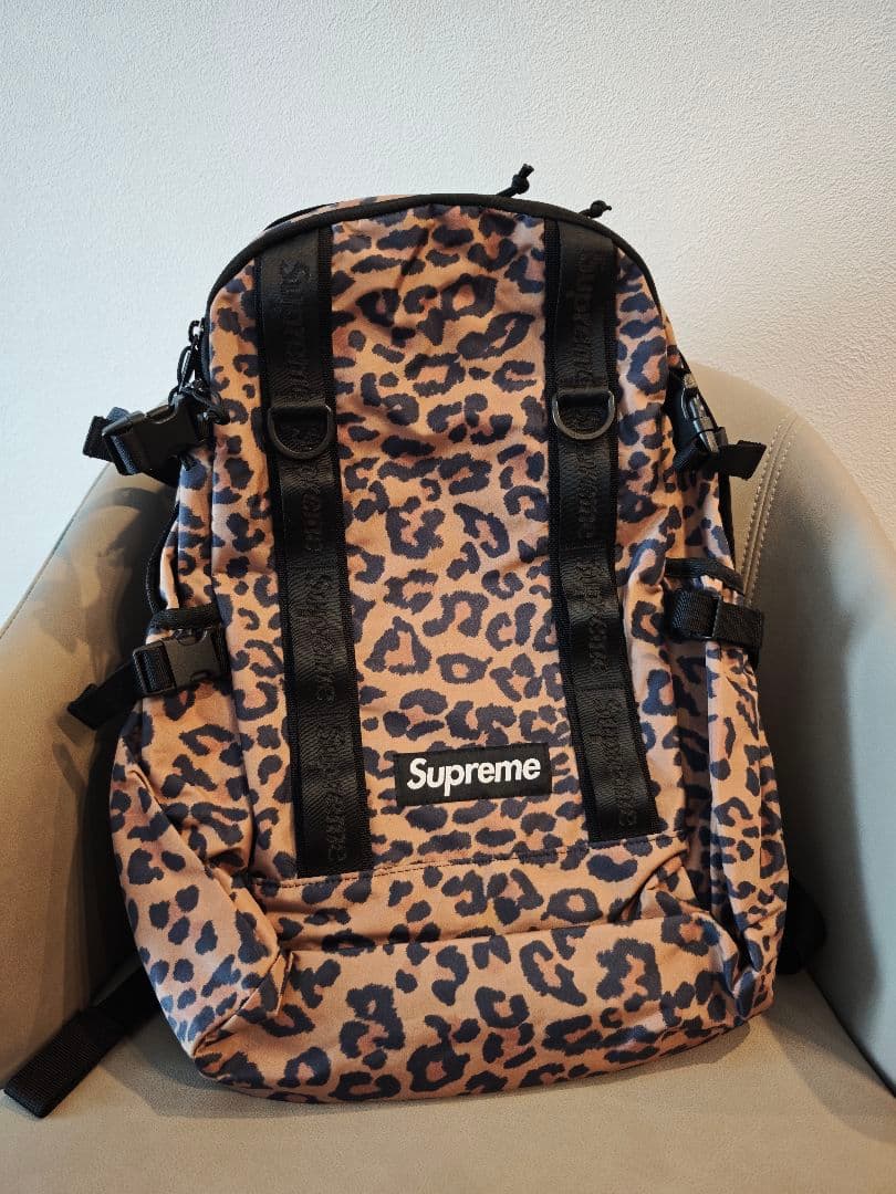 Supreme 20AW レオパード バックパック 美品