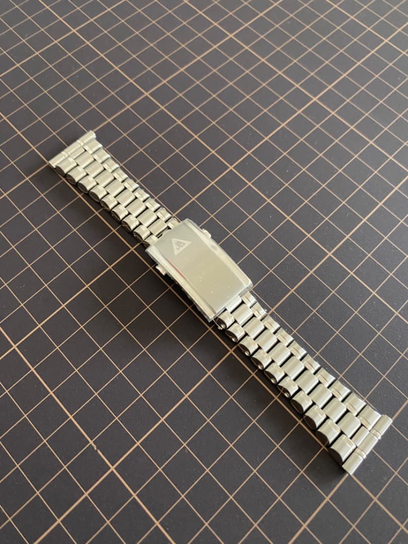 【美品】ForstnerフォースナーBULLET 21mmステンレス ベルト