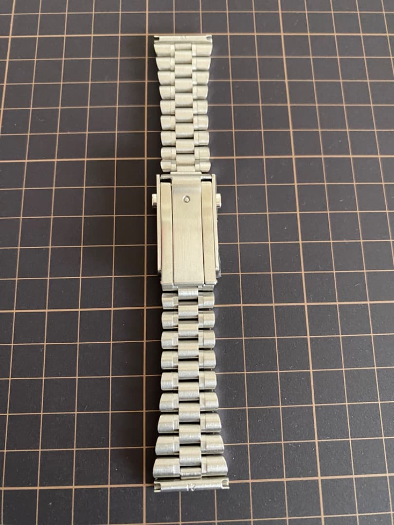 【美品】ForstnerフォースナーBULLET 21mmステンレス ベルト