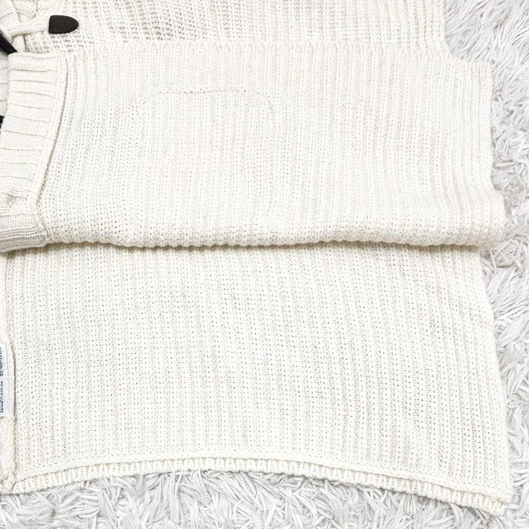 美品 バーバリー ブルーレーベル ニット ポンチョ 金ボタン 38