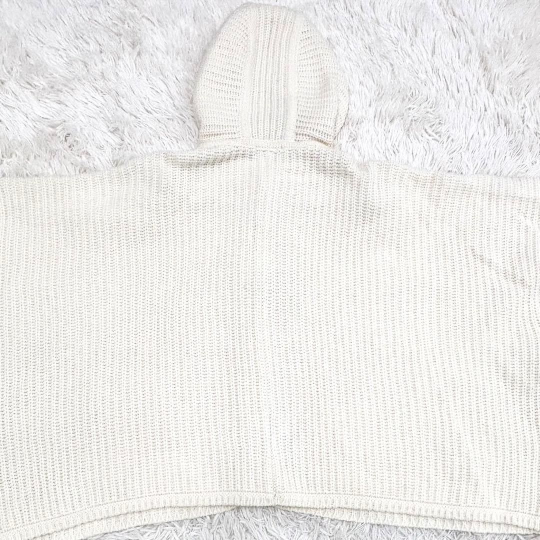 美品 バーバリー ブルーレーベル ニット ポンチョ 金ボタン 38