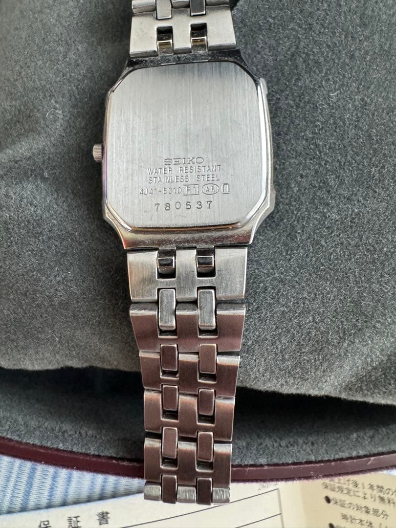 近*藤様 断捨離SEIKO EXCLINE 腕時計 1998年製電池交換済み　動