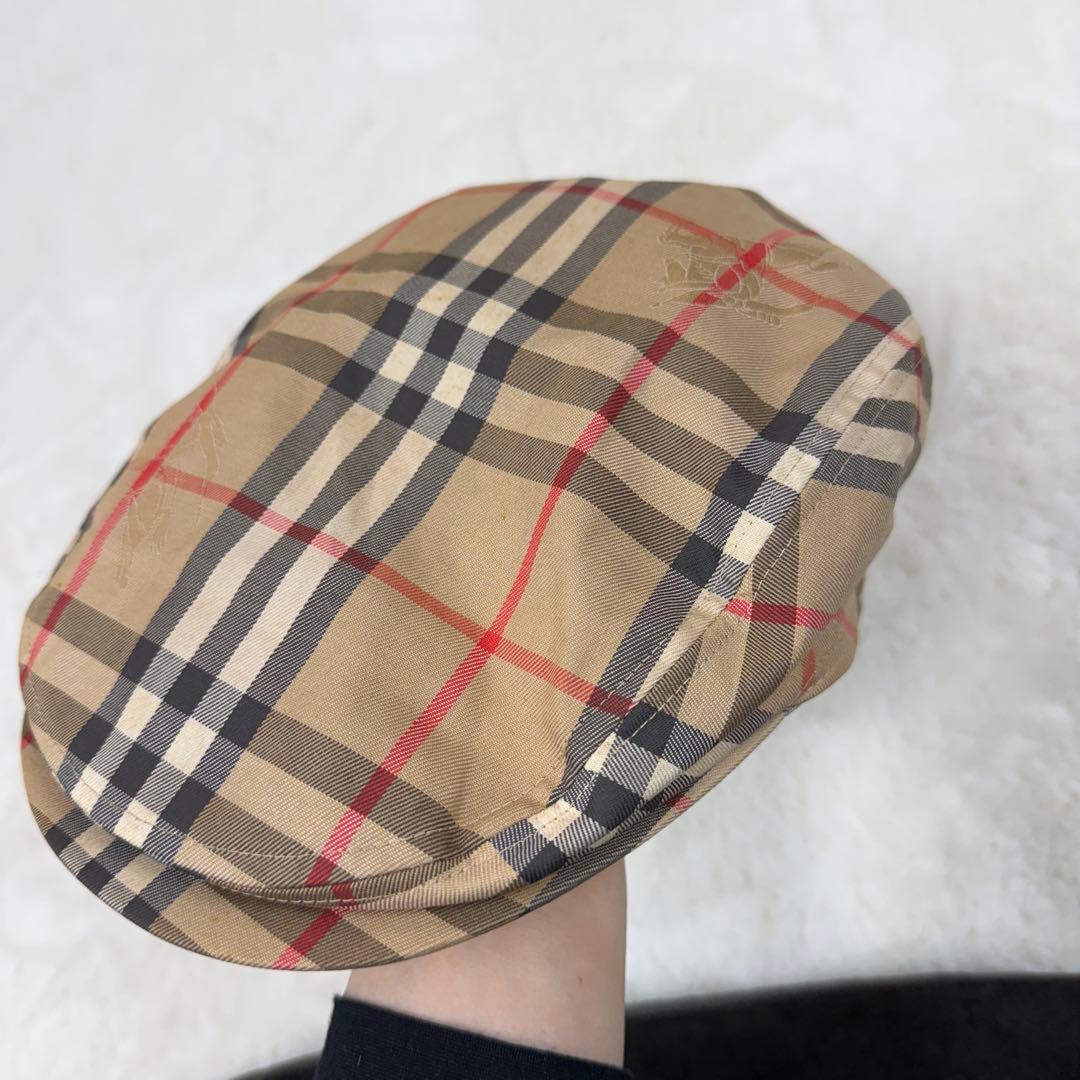 【使用感あり】BURBERRYS バーバリーズ　ノバチェック　ハンチング帽