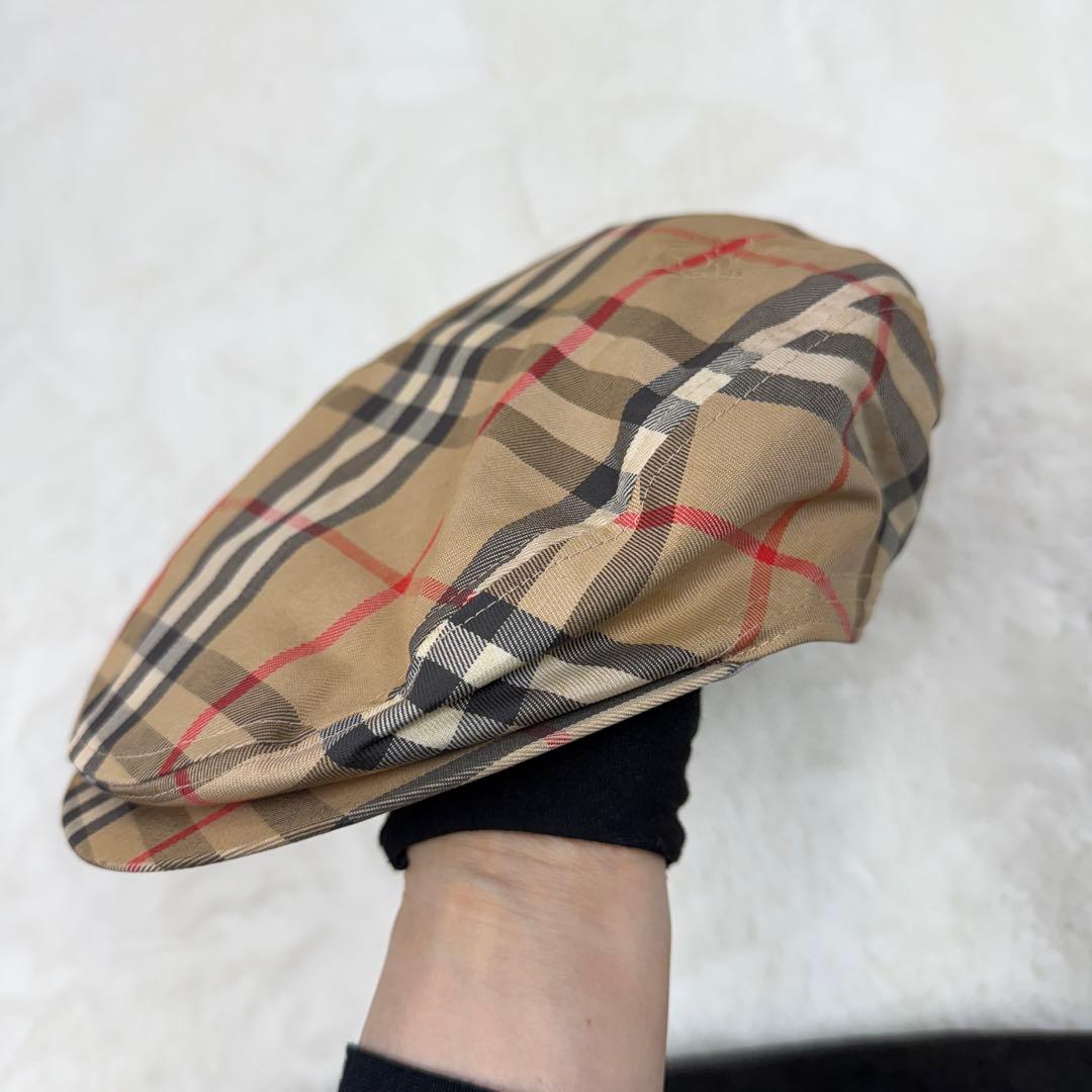 【使用感あり】BURBERRYS バーバリーズ　ノバチェック　ハンチング帽