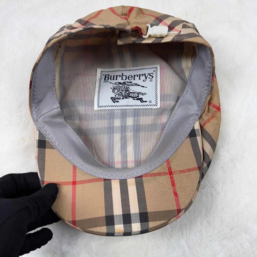 【使用感あり】BURBERRYS バーバリーズ　ノバチェック　ハンチング帽
