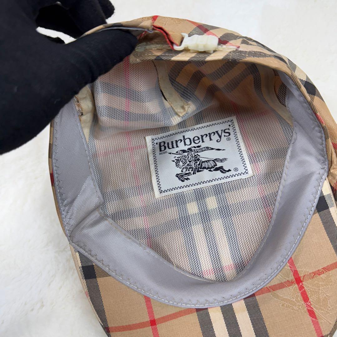【使用感あり】BURBERRYS バーバリーズ　ノバチェック　ハンチング帽