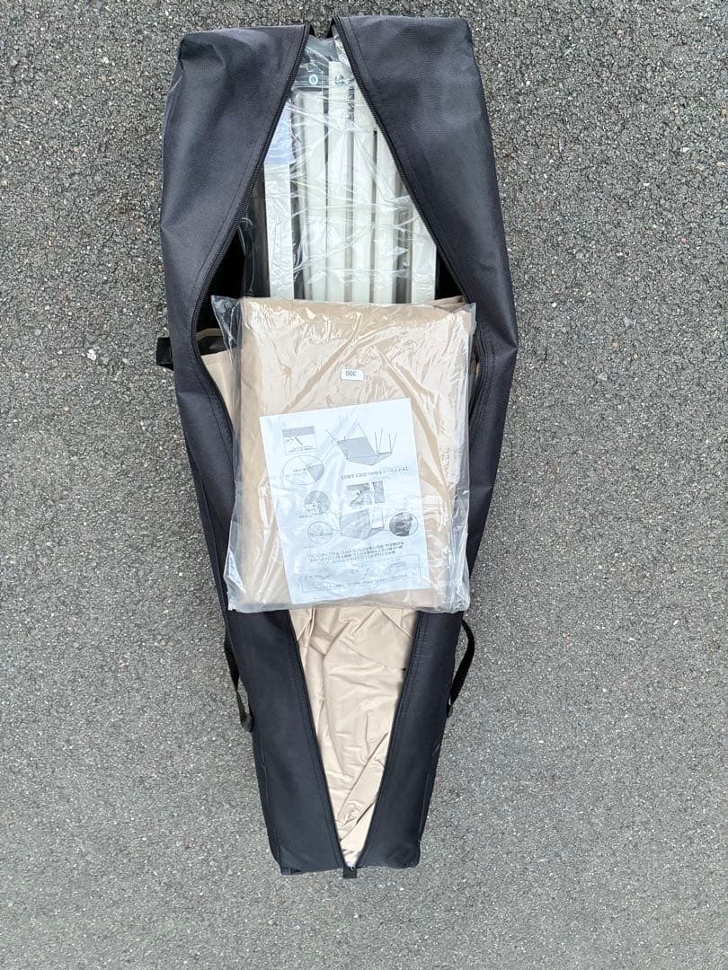 ENDLESS BASE テント タープ　3m×3m サイドシート1枚　ベージュ