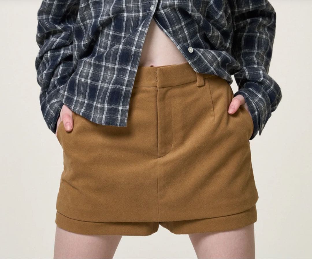 ⭐︎最終お値下げThe toe Piraeus Short Pants camel
