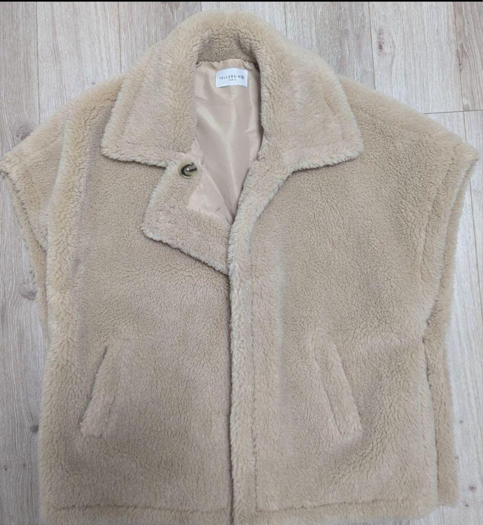 風の通り道 カレンソロジー　ボアショートベスト　[PELLESSIMO]