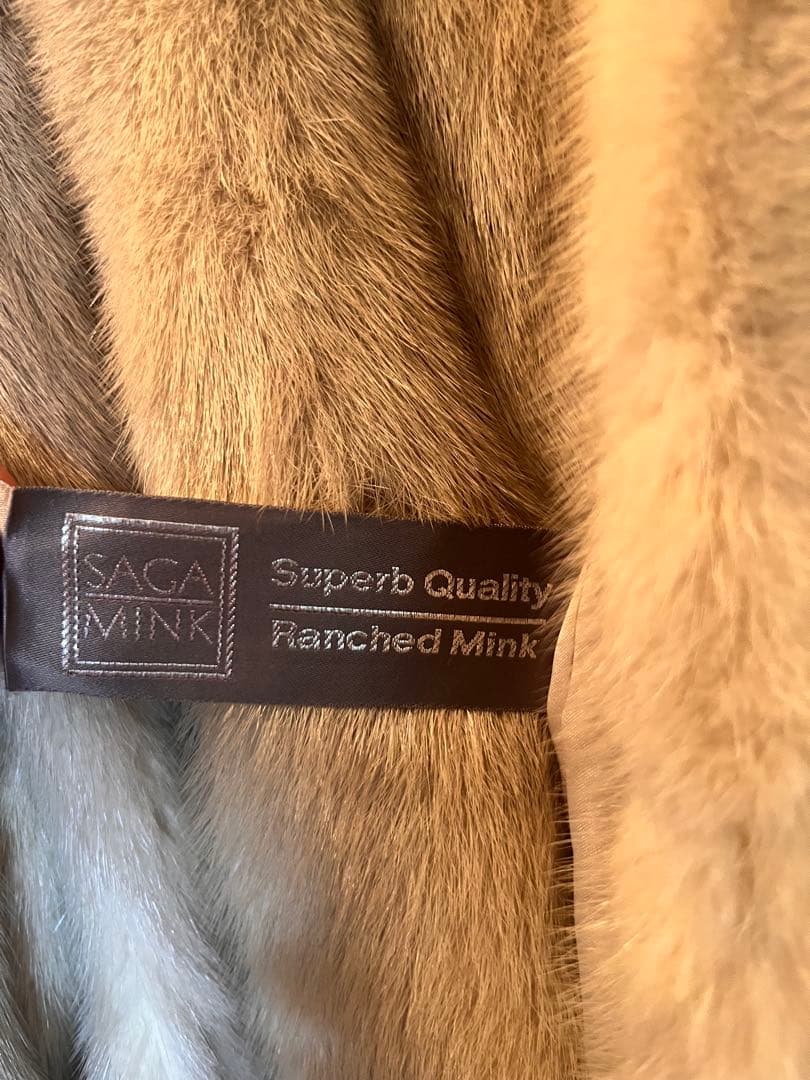 SAGA MINK ランチドミンク ベージュコート