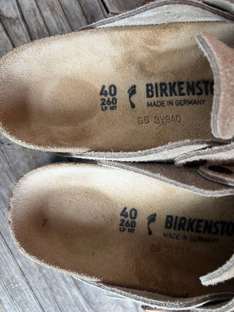 Birkenstock ボストン サボサンダルサイズ40ナロー幅