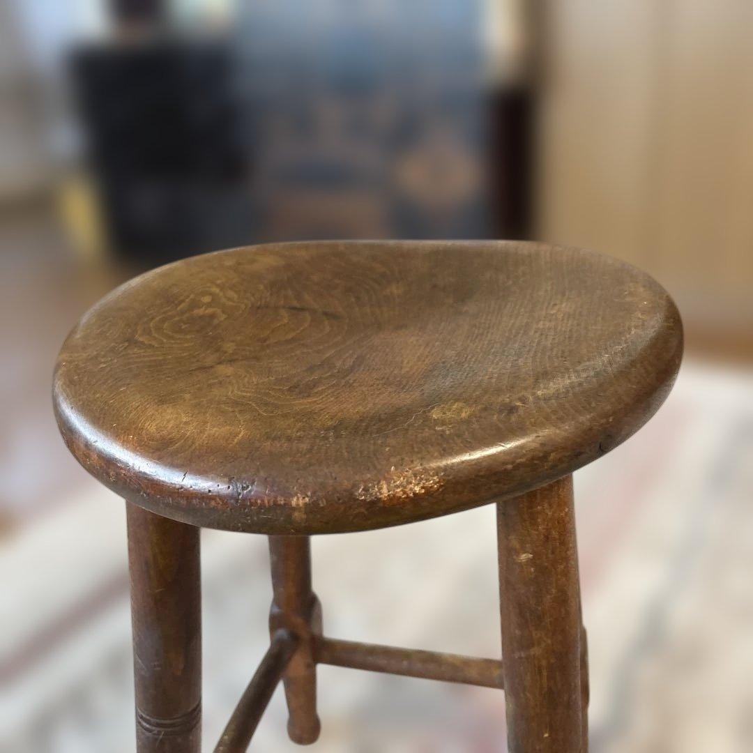 昭和レトロ木製椅子可愛い