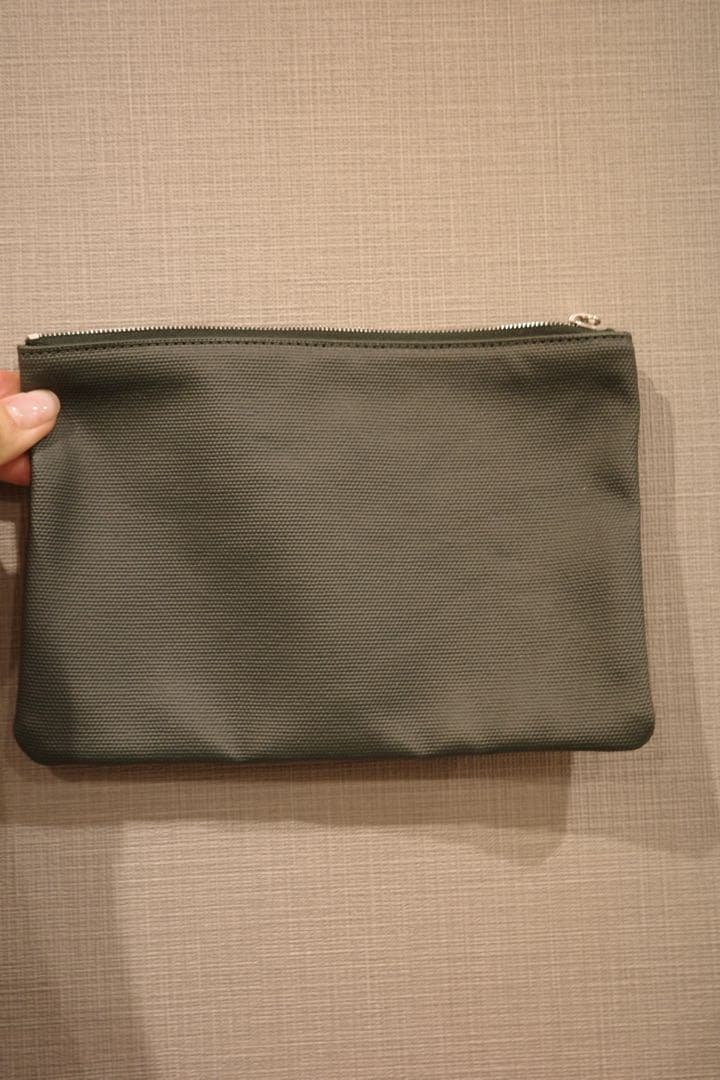 JIL SANDER+ オリーブグリーン ドラムバッグ