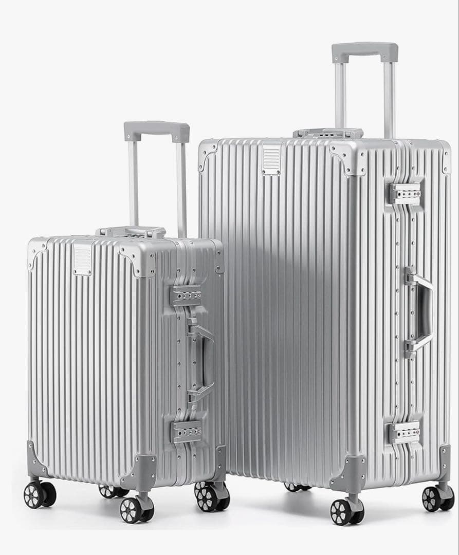 ✨スーツケース✨Ｌサイズ　60L アルミフレーム　耐衝撃 TSAロック