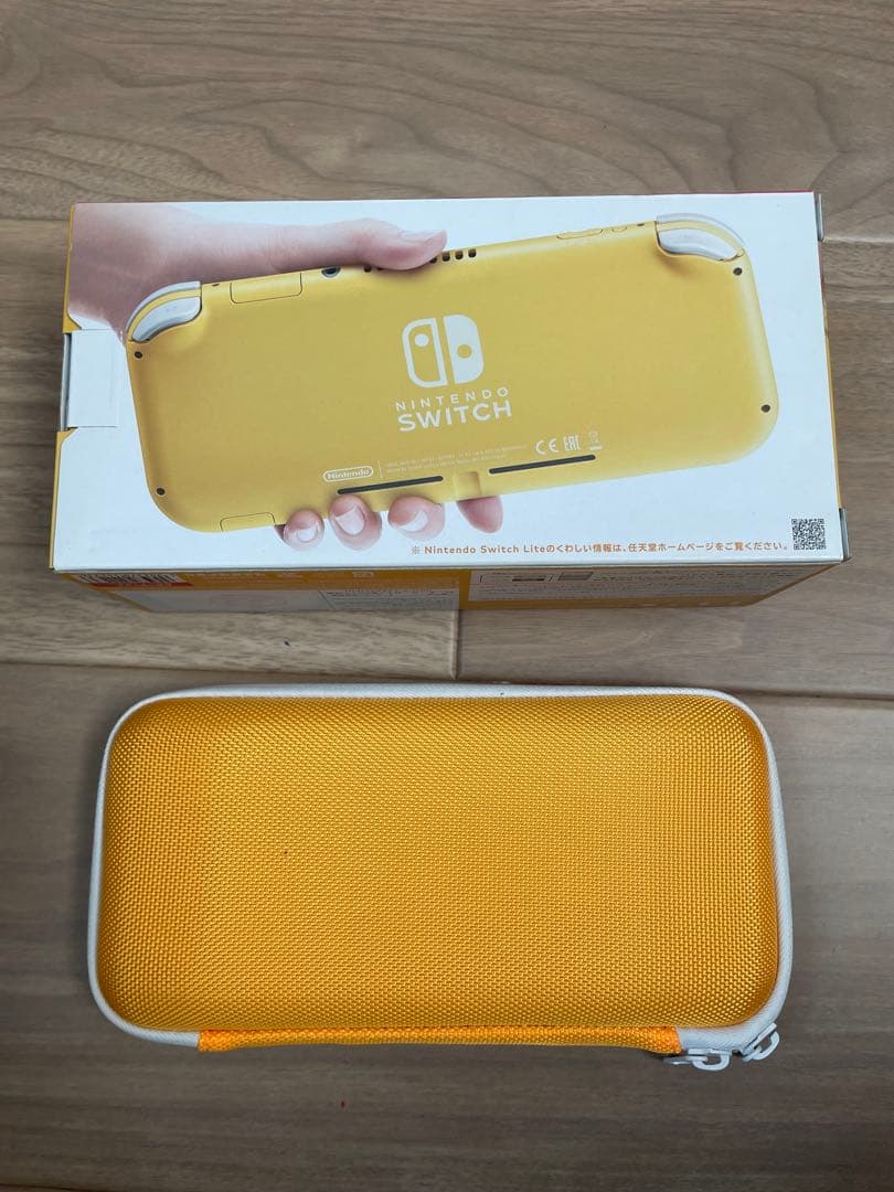 【美品】Nintendo Switch Lite イエロー 本体 ケース付き