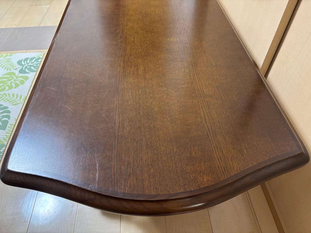 飛騨産業　キツツキ 木製 テーブル ブラウン