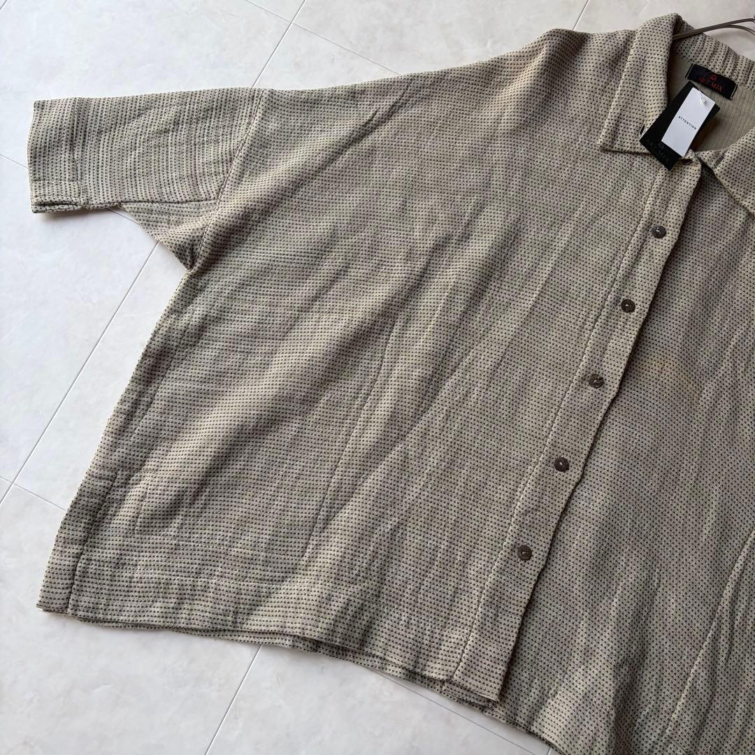 アートミックス ART MIX 変形 ビッグ チュニック M-L グレージュ