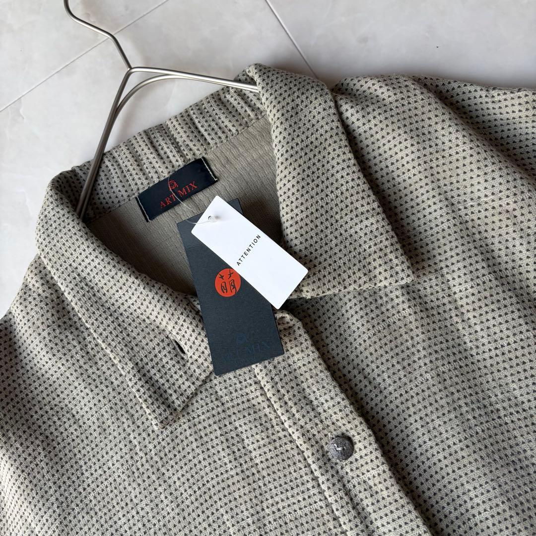 アートミックス ART MIX 変形 ビッグ チュニック M-L グレージュ