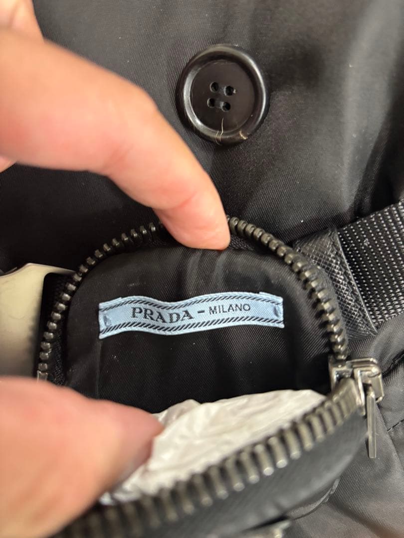 PRADA ブラック トレンチコート中綿　42