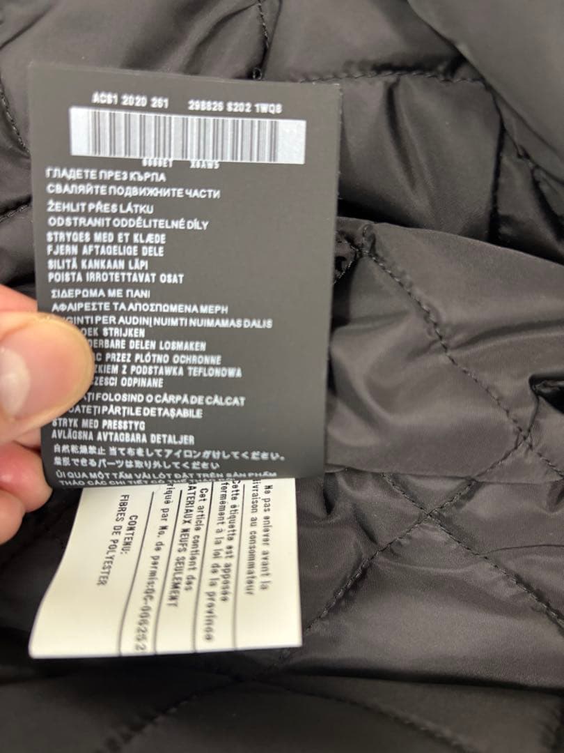 PRADA ブラック トレンチコート中綿　42