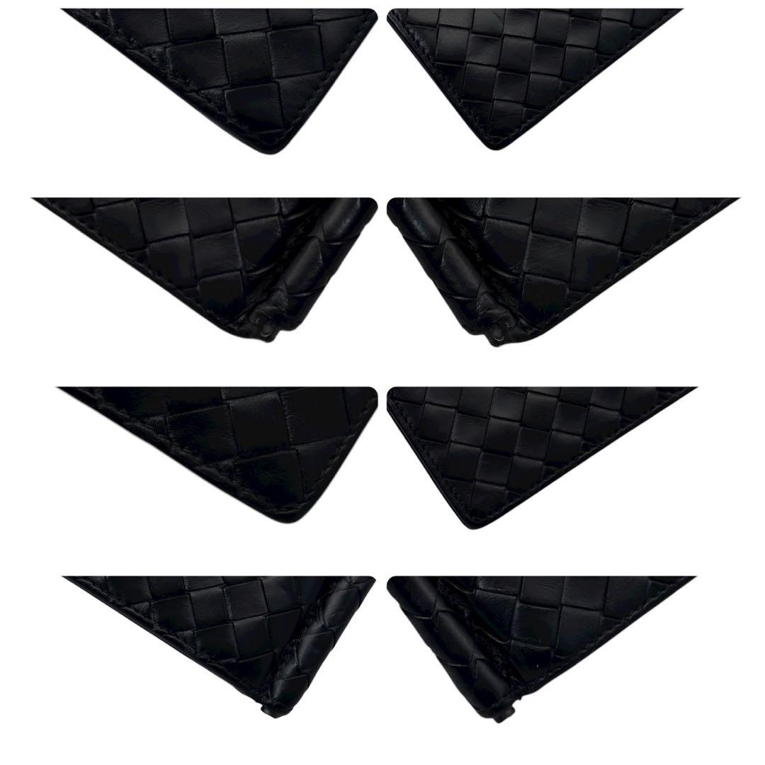 美品 ボッテガヴェネタ イントレチャート マネークリップ 財布 札入れ カード