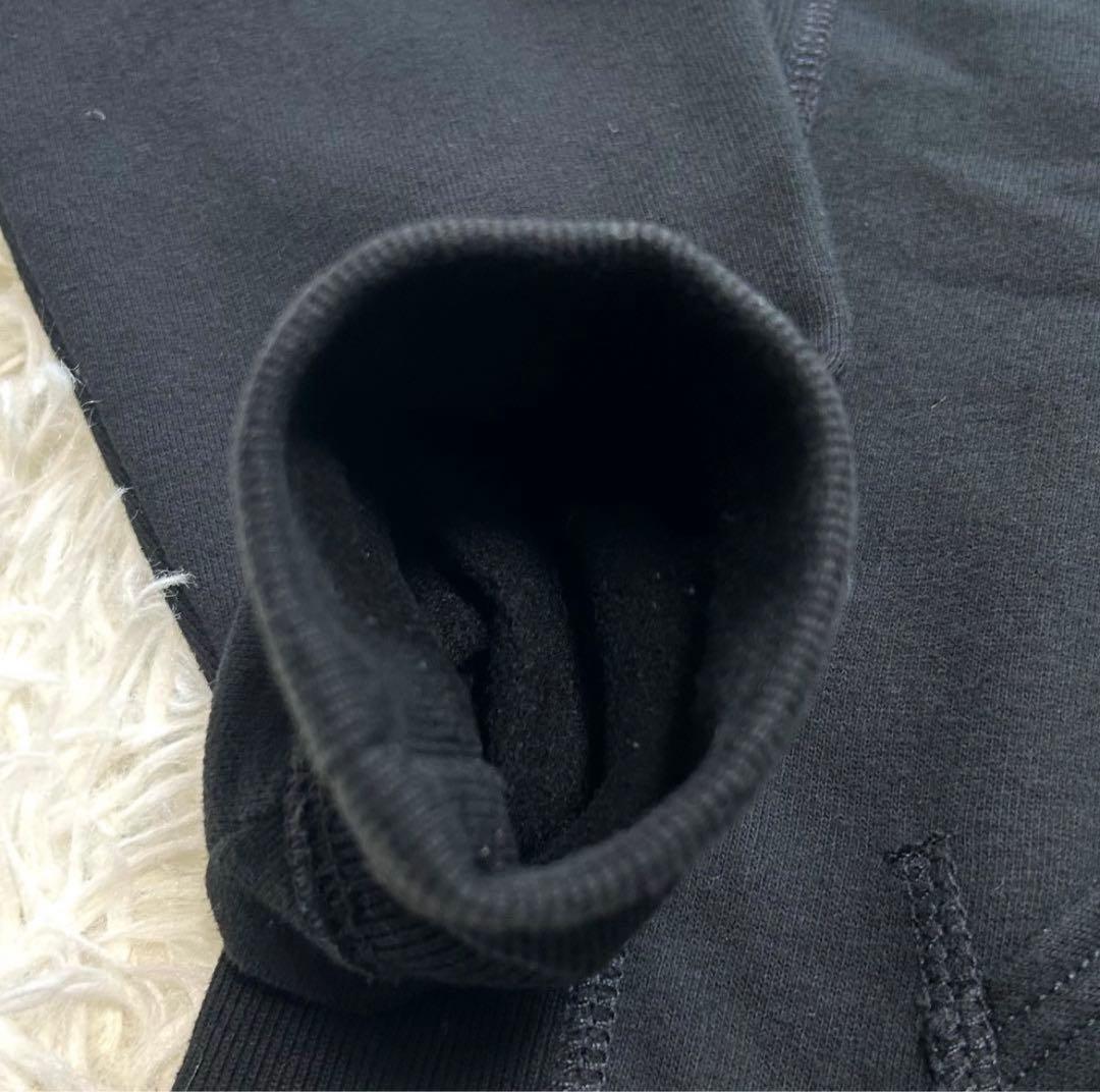 ポロラルフローレン　ジップアップパーカー　XS ブラック系　ホワイトポニー　刺繍